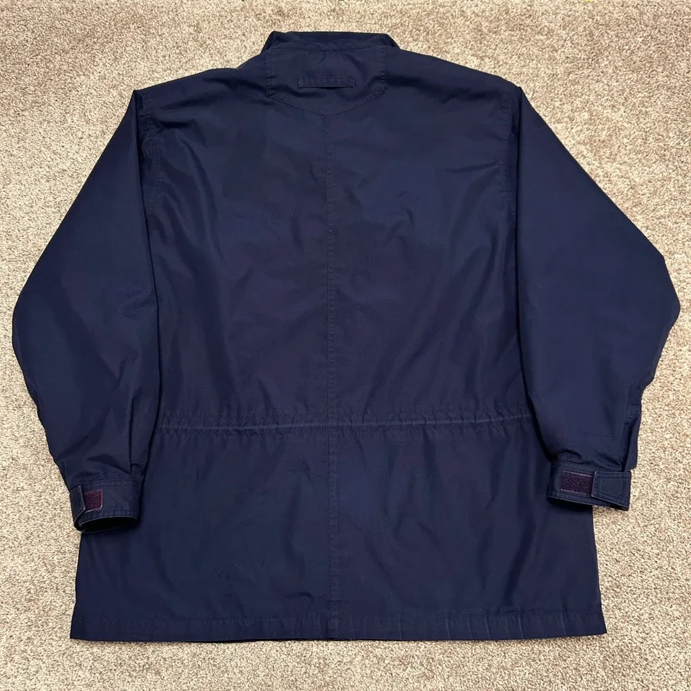 Vintage‎ Eddie Bauer Wool Plaid Lined Mountain Parka Men Size XL Blue Gorpcore